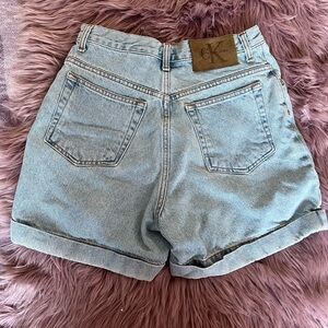 Vintage Calvin Klein Denim High Rise Shorts